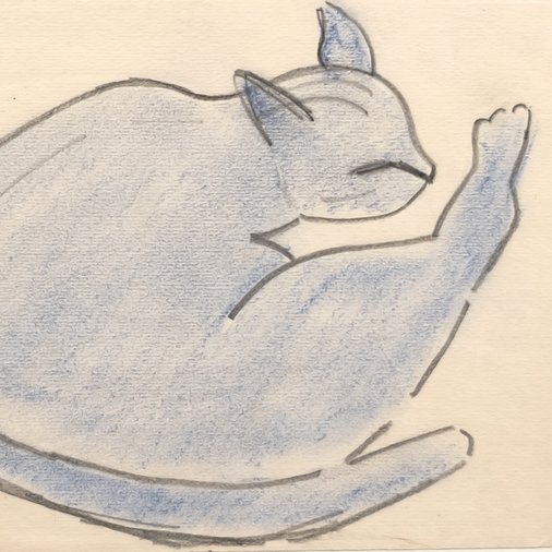 Louis-François Decoeur  - Chat bleu